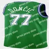 New Luka Mens 77 Doncic Giannis 34 Antetokounmpo Basketball Jersey Black Bule 화이트 셔츠 스티치