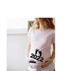 Baby Loading Printed Pregnant T Shirt Maternity Short Sleeve T-shirt Pregnancy Announcement Mom Tshirts Clothes