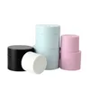 Frost Plastic PP Skincare Cream Jars Refilleerbare fles Wit roze blauw Black Lege Cosmetische verpakking Ronde Oogcrème Potten Container 5G 15G 20G 30G 50G