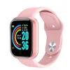 D20 Pro Bluetooth Smart Watch Men Kvinnor Y68 Blodtryck Hjärtfrekvensmonitor Sport Smartwatch Fitness Tracker för Xiaomi Huawei5155523
