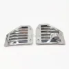 2pcs لـ Hummer H2 SUT SUV 2003-2009 يغطي تنفيس الجانبية الملحقات chrome Hood Houd