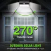 고품질 태양 벽 조명 정원 158 LED 야외 에너지 절약