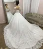 Elegancka suknia balowa suknie ślubne aplikacje w szyku w szyku w szyku w szyku szorstkie suknie ślubne długie zamiatanie pociągu vestidos de novia