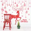 Christmas Decorations Elk Window Sticker Wall Stickers Decal Festival Atmosphere Dress Up Supplies Secorations