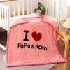 Winter Plus Velvet Thickening Children Kindergarten Double Blanket Coral Fleece Blanket For Bedding 220523