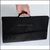 Kitchen Cooking Chef Knife Bag Roll Carry Case Portable Durable Storage 12 Pockets Black Colors Tool Drop Delivery 2021 Organization House