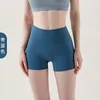 Completi da yoga da donna Pantaloncini a tre punti fitness Indossare pantaloni da ciclismo da donna lu Palestra Ultrashort ad asciugatura rapida vita alta anca sollevamento pesca aderente Lunghezza anca sport sexy corto