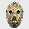 Maskerade-Masken Jason Voorhees Maske Freitag der 13. Horrorfilm Hockey-Maske Gruseliges Halloween-Kostüm Cosplay Party-Masken aus Kunststoff FY2931 sxjul29