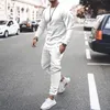 Tute da uomo Primavera Autunno Tuta da uomo Casual Set sportivo Maglietta a maniche lunghe + Pantaloni Set da 2 pezzi Jogger Fitness Abbigliamento sportivo Maschile Clot