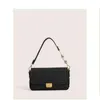 Evening Bags Bag female 2022 new fashion messenger bag transfer bead pleated versatile one shoulder underarm handbag 220211
