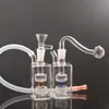 Tubi per acqua Bong per bruciatore a olio in vetro di alta qualità con tubo per bruciatore a olio in vetro Pyrex spesso maschio da 10 mm per accessori per fumatori