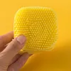 إكسسوارات أحواض الاستحمام Silicone Scrub Scrub Artifact Bath Brush مع حاوية هلام دش مقشر الجلد الميت لإزالة تنظيف الجسم فرشاة الشامبو ZL0834