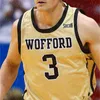 Wskt 2021 Ncaa Basket Wofford Terrier Maglie College CHEVEZ GOODWIN ISAIAH BIGELOW STORM MURPHY NATHAN HOOVER Nero Oro Bianco Personalizzato