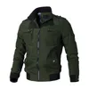 Bomber Fashion Casual Windbreaker Coat Spring Automne Outwear Stand Slim Military Jacket Mens 220726