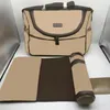 Populaire Luiertassen Waterdichte Mummie Luiertas Zuigeling Rits Bruin Print Uitverkoop Rugzak Messenger Luier Hobos Vader Dry Bag Luier Stackers Tote Binnencontainer