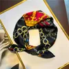 Bufanda cuadrada de seda para mujeres Bufandas de cuello pequeño Imprimir Foulard Banda para el cabello Señora Bandana Bufandas Pañuelo de mano femenino 220516