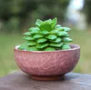 Praktische ronde keramiek tuinpot ademend mini plantenbakken voor thuis desktop succulent planten bloempot Nieuwe aankomst