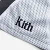 Kithge-shorts met borduurwerk, hoogwaardige mesh, ademende ritszakken Kith li 520889
