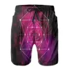 Men's Shorts Sacred Geometry Fashion Mens Board Casual Beach Surf Fitness Gym Boardshorts Fast Dry Outdoor Swimwear Man PantsMen's