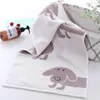 Towel 50CM Baby Home Daily Cartoon Cute Embroidered Dog Towels Scarf Bath Stuff Cotton Wash TowelTowel