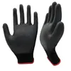 13G Nylon Liner Safety PU Working Gloves Black Nitrile Glove OEM9413351