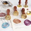 Anpassad bröllop personaliserad inbjudan Ancient Retro Stamp Wax SEAL Custom Design 220627