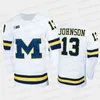 Mag Mit College Hockey Navy Jersey Cam York Nick Blankenburg Thomas Bordeleau Brendan Morrison Matty Beniers Carl Hagelin Kent Johnson Red Berenson