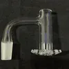 Nytt rakt fat Lotus Blender Quartz Banger Kit med Carb Cap Rökning 10 mm 14 mm Manlig Cyklon Spinning Etch Terp Slurper Nails