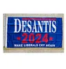 Najnowszy projekt 3 5 stóp 100d poliester Ron DeSantis Flag 90 150 cm Domowe dekoracje ogrodowe dla wyborów prezydenckich w USA E0307