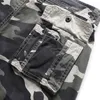 Zomer camouflage tactische vrachtshorts mannen kaki jogger militaire vracht shorts mannen katoen casual losse mannen shorts 220622