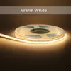 COB LED Strip Light DC 12V 24V 8mm 384 SMD High Density Flex LED Tape Light FOB Linear Ribbon Stripe 3000K 4000K 6000K