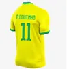 2022 ブラジル代表 VINI JR. サッカー ジャージ ブラジル CASEMIRO 22 23 代表チーム G.JESUS P.COUTINHO ホーム アウェイ メンズ キッズ キット L.PAQUETA T.SILVA PELE MARCELO サッカー シャツ ユニフォーム