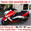 ヤマハT-Max500 TMAX-500 MAX-500 T 08-11ボディワークの射出型ボディ32NO.2 TMAX MAX 500 TMAX500 MAX500 08 09 10 11 XP500 2008 2009