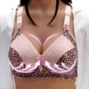 Grande taille mode sexy sous-vêtements ajusté push up Bra grenadine lingerie tasse pour femmes bralette top femelle iniamtes l220726