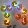 Party Decoration Eid Al Adha Gift Ramadan ledde Lantern med ljusdekoratins Arab Muslim Mubarak Festival Decor for Home