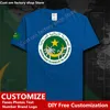 Mauritanie mauritanien MR MRT pays t-shirt personnalisé Jersey Fans bricolage nom numéro haute rue mode ample décontracté t-shirt 220616