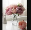 Peony Silk Flower для свадьбы подходит для всех видов стен Arch Door Road Guides Artificial High Grade