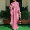 Plus -Size -Kleider losen Dubai Abata Muslim Kleid Frauen 2021 Afrikanische Frau Langes Maxi -Robe Femme Vestiods Casual Pullover