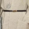 أحزمة المرأة الجديدة الزخرفية الجلود مشبك رقيقة حزام كوري أزياء مع اللباس