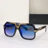 ヴィンテージ 664 サングラス男性用マットブラック/グレーグラデーションレンズサニーズファッションサマーシェードサングラス UV400 眼鏡
