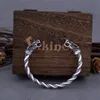Chaîne de liaison en acier inoxydable nordique viking norrois bracelet dragon hommes bracelets bracelets de bracele