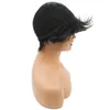 Pixie Short Cut Human Hair Straight Wig Natural Black Color Glueless Wigs Brazilian Remy For Women Full Machine Made Wigs