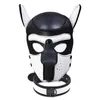 Mode Hond Masker Puppy Cosplay Volledig Hoofd voor Gewatteerde Latex Rollenspel met Oren 10 Kleur 2205236314731