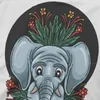 T-shirts voor heren schattige kleine olifant met bloemenstijl t-shirt topkwaliteit hiphop cadeau idee t-shirt dingen ofertas