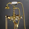 Bathroom Shower Sets Antique Faucet Wall Mount Soild Brass Set /Cold Water Bath Products Hy57Bathroom