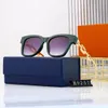 2022 Top Luxe zonnebrillen Polaroid lensontwerper Dameshoens Goggle Senior brillen voor dames bril frame vintage metalen zonnebril met doos 9257
