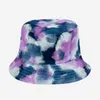 Många stilar tie-dye hink hatt klassisk designer graffiti hatt för kvinnor mode ny höst vårfiskare hattar sol mössor