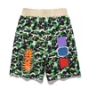 2022 Sommar Mäns Designer Ape Aape Shark Shorts Casual Ins Letter Printing Fashion High Street Loose Ladies Andas Running Shorts V4FW #