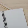 Vintage Blank Notebook Papier Noir Kahki Couverture Souple Croquis Journal Livre Note pour Dessin Peinture Étudiant École Bureau Papeterie 220401