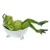 MYBLUE Kawaii Artificial Animal Resin Frogs In Comfortable Life Figurines Home Room Decorations Accessories Modern Crafts 220618